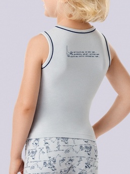 Майка для мальчиков,  BM 371317 A серый