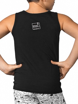 Майка детская для мальчиков,  BM381312 чёрный