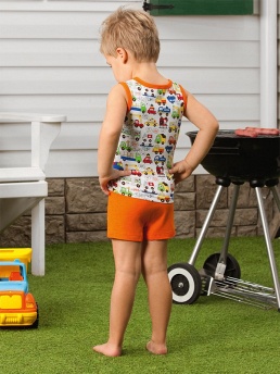 Майка детская  для мальчиков,  BM391307 белый