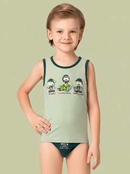 Майка для мальчиков,  BM401309 зелёный