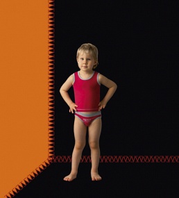 Майка с трусами,  BMS9904D красный