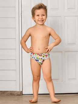 Трусы детские для мальчиков (2 шт.),  BP391301 белый