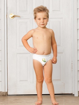 Трусы детские для мальчиков (2 шт.),  BP391301 белый