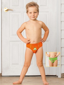 Трусы детские для мальчиков (2 шт.),  BP391302 оранжевый