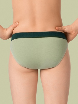 Трусы для мальчика, 2 шт., Nirey BP401301, светлый милитари/принт,  BP401301 зелёный