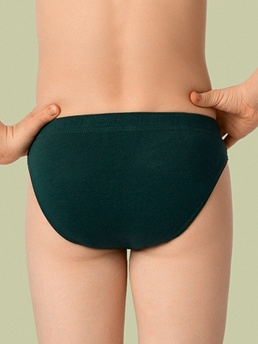 Трусы для мальчика, 2 шт., Nirey BP401302, темный милитари/принт,  BP401302 зелёный