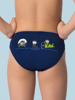 Трусы для мальчиков (2 шт.), Nirey BP441301, navy/light blue,  BP441301 синий