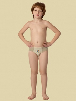 Трусы для мальчика, 2 шт., Nirey BP461301, светло-коричневый,  BP461301 коричневый