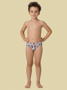 Трусы для мальчика, 2 шт., Nirey BP461302, светло-коричневый/белый,  BP461302 