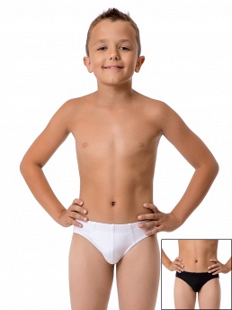 Трусы для мальчика, 2 шт., Nirey BP99023, белый/чёрный,  BP99023 