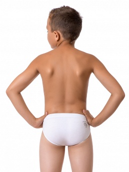 Трусы для мальчика, 2 шт., Nirey BP99023, белый/чёрный,  BP99023 