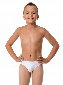 Трусы для мальчика, 2 шт., Nirey BP99023, белый/чёрный,  BP99023 