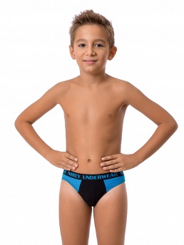 Трусы для мальчика, 2 шт., Nirey BP99041, чёрный,  BP99041 чёрный