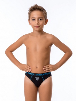 Трусы для мальчика, 2 шт., Nirey BP99041, чёрный,  BP99041 чёрный