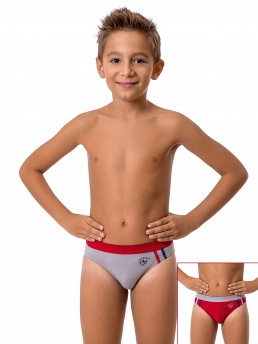 Трусы для мальчика, 2 шт., Nirey BP99058, серый/бордовый,  BP99058 