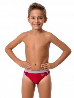 Трусы для мальчика, 2 шт., Nirey BP99058, серый/бордовый,  BP99058 