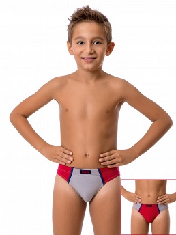 Трусы для мальчика, 2 шт., Nirey BP99059, серый/бордовый,  BP99059 