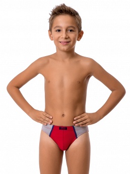 Трусы для мальчика, 2 шт., Nirey BP99059, серый/бордовый,  BP99059 