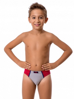 Трусы для мальчика, 2 шт., Nirey BP99059, серый/бордовый,  BP99059 