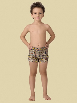 Трусы-шорты для мальчиков,  BX461306 коричневый