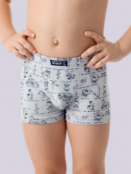 Трусы-боксеры для мальчиков,  BXL 371313 B серый