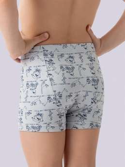 Трусы-боксеры для мальчиков,  BXL 371313 B серый