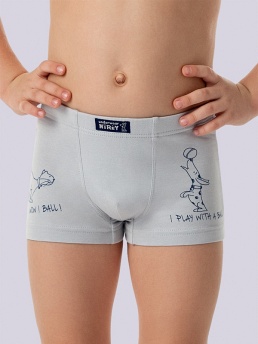 Трусы-боксеры для мальчиков,  BXL 371314 B серый