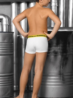 Трусы-боксеры детские для мальчиков,  BXL381302 белый