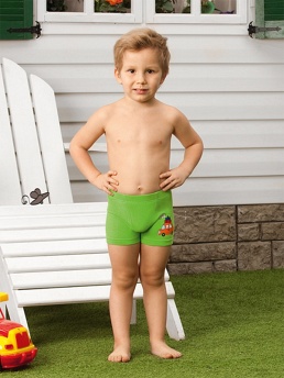 Трусы-боксеры детские  для мальчиков,  BXL391305 зелёный