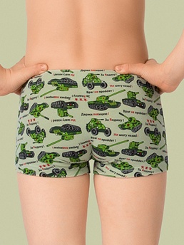 Трусы-боксеры для мальчиков,  BXL401305 зелёный