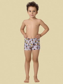 Трусы-боксеры для мальчиков,  BXL461303 белый