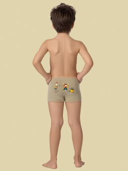 Трусы-боксеры для мальчиков,  BXL461304 коричневый