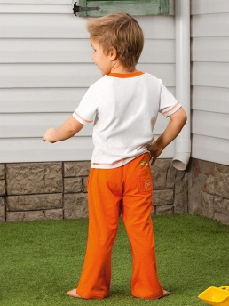 Пижама детская для мальчиков,  BXP 391311 оранжевый