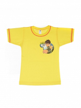Футболка для мальчика Ben 10, Franzoni Ben 10 Nitro, giallo,  Ben 10 Nitro жёлтый