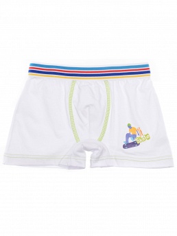 Трусы для мальчика, Franzoni Bimbo Bearing, bianco/verde,  Bimbo Bearing белый