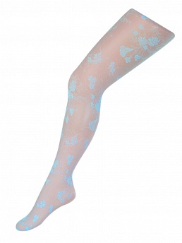 Колготки детские, Intreccio Bambini CAMPANELLA 40, azzurro,  CAMPANELLA 40 голубой