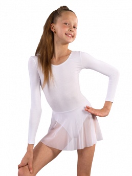 Купальник для хореографии, Solo FD9601-106, белый,  FD9601-106 белый