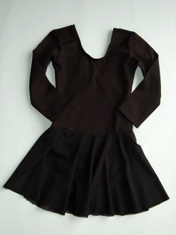 Купальник для хореографии, Solo FD9601-107, чёрный,  FD9601-107 чёрный