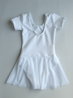 Купальник для хореографии, Solo FD9611-106, белый,  FD9611-106 белый