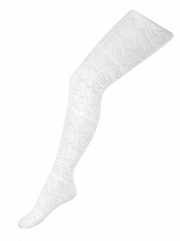 Колготки детские, Intreccio Bambini FIORDALISO 60, bianco,  FIORDALISO 60 белый