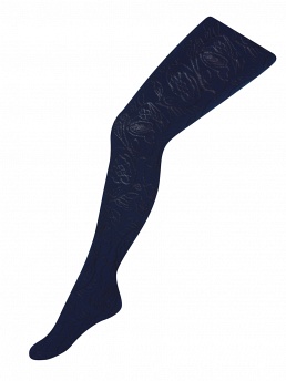 Колготки детские, Intreccio Bambini FIORDALISO 60, blu scuro,  FIORDALISO 60 синий