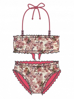 Купальник детский Aguilina,  GB011201 AF Aguilina розовый