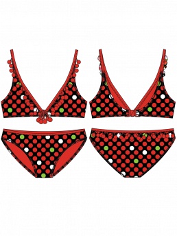 Детский купальник,  GB011212 Laura чёрный