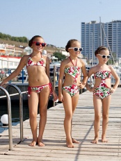 Детский купальник Fiore,  GB011308 Fiore белый