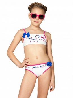 Купальник детский Gioia,  GB011402 Gioia белый