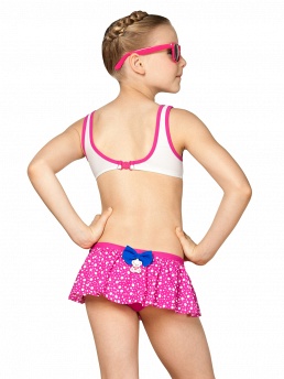 Купальник для девочек,  GB011405 Dolce белый