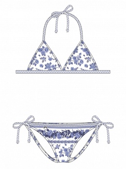 Купальник детский Sierra,  GB011505 AF Sierra голубой