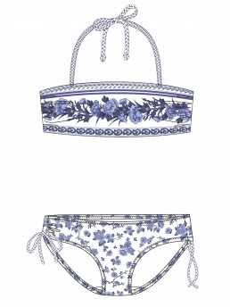 Купальник детский Sharon,  GB011506 AF Sharon голубой