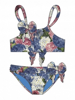 Купальник детский Olivetta,  GB021203 AF Olivetta голубой