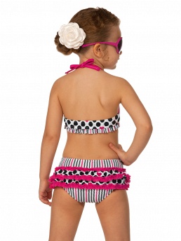 Купальник детский,  GB021203 Lampone розовый